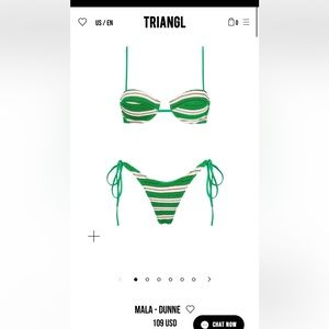 Triangl Mala Dunne bikini set